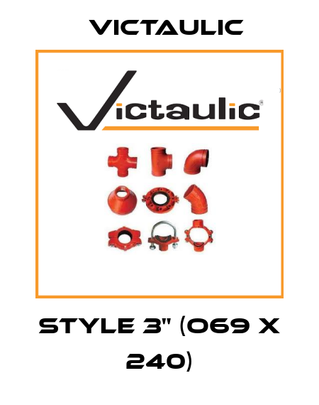 STYLE 3" (O69 x 240) Victaulic