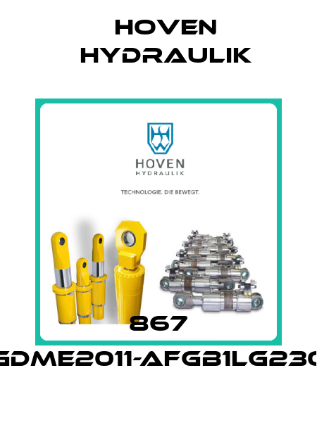 867 GDME2011-AFGB1LG230 Hoven Hydraulik