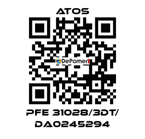PFE 31028/3DT/ DA0245294 Atos