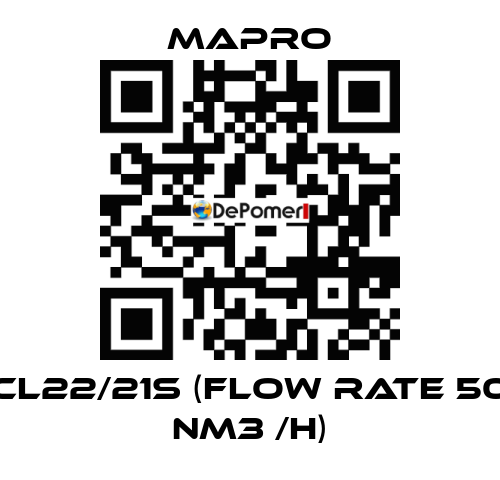 CL22/21S (flow rate 50 Nm3 /h) Mapro