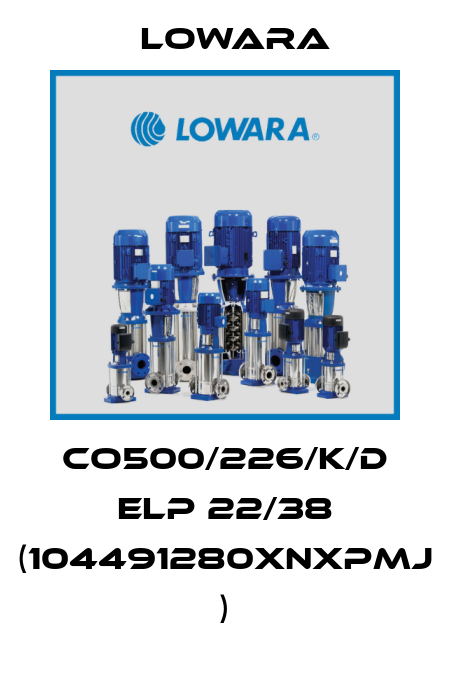 CO500/226/K/D ELP 22/38 (104491280XNXPMJ ) Lowara