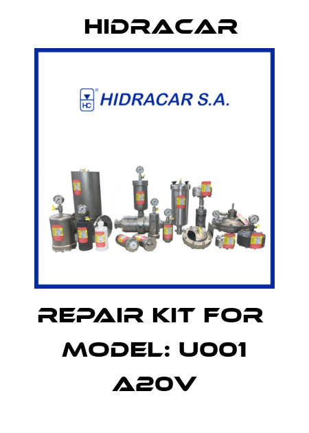 Repair Kit for   Model: U001 A20V Hidracar