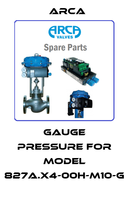 gauge pressure for model 827A.X4-00H-M10-G ARCA
