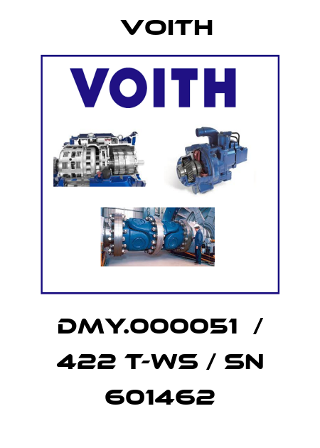 DMY.000051  / 422 T-WS / SN 601462 Voith