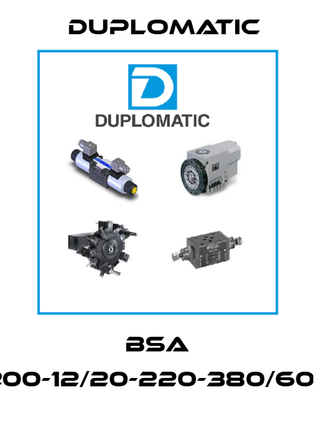 BSA 200-12/20-220-380/60L Duplomatic