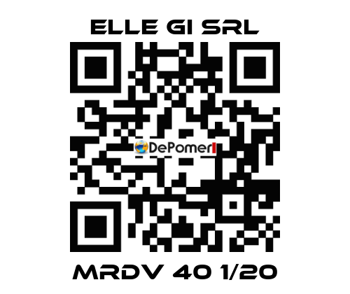 MRDV 40 1/20 ELLE GI SRL