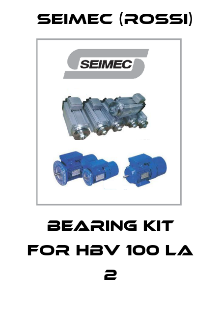 bearing kit for HBV 100 LA 2 Seimec (Rossi)