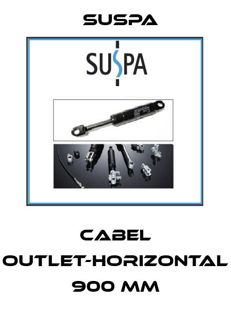Cabel outlet-horizontal 900 mm Suspa