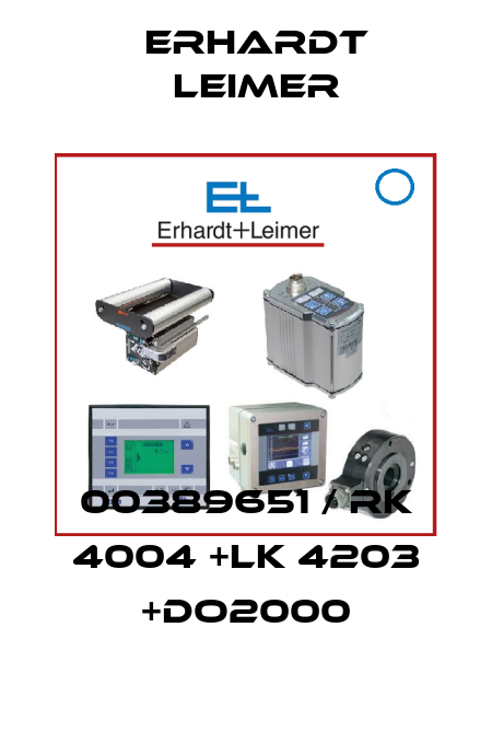 00389651 / RK 4004 +LK 4203 +DO2000 Erhardt Leimer