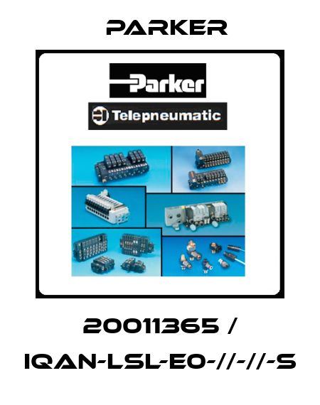 20011365 / IQAN-LSL-E0-//-//-S Parker