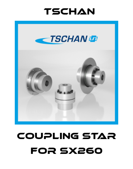 Coupling star for SX260 Tschan