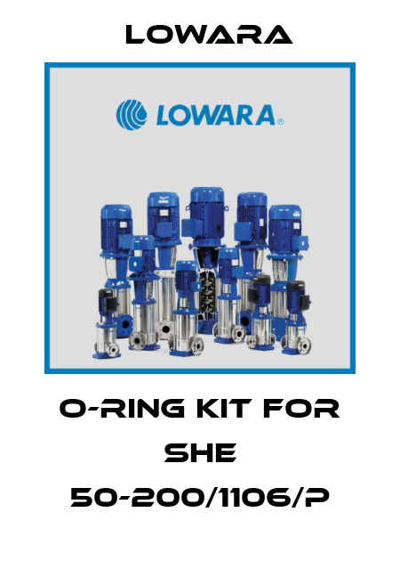 O-RING KIT FOR SHE 50-200/1106/P Lowara