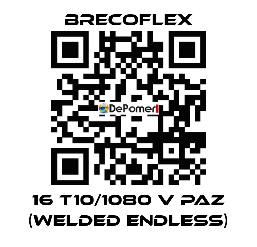 16 T10/1080 V PAZ (WELDED ENDLESS)  Brecoflex