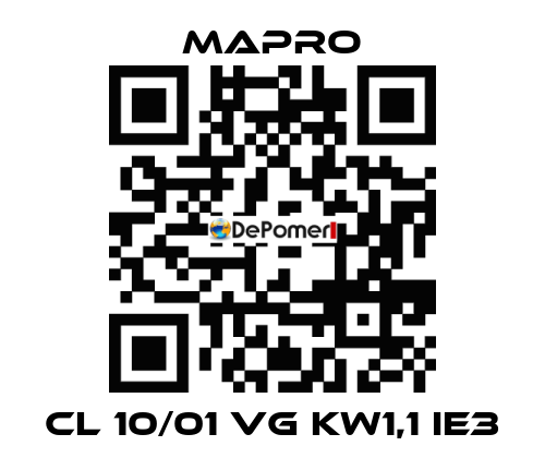 CL 10/01 VG kW1,1 IE3 Mapro