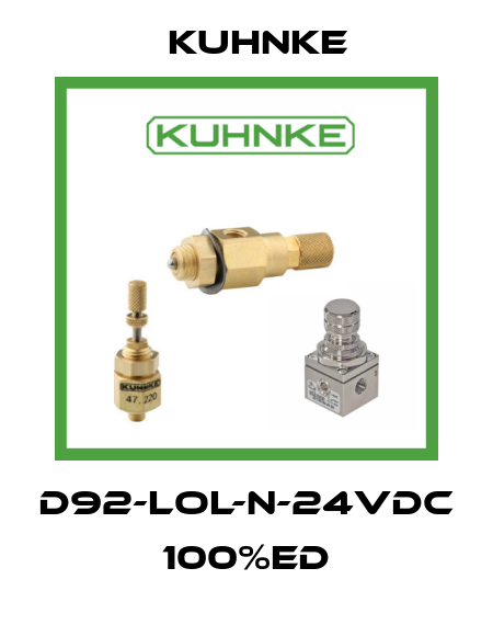 D92-LOL-N-24VDC 100%ED Kuhnke