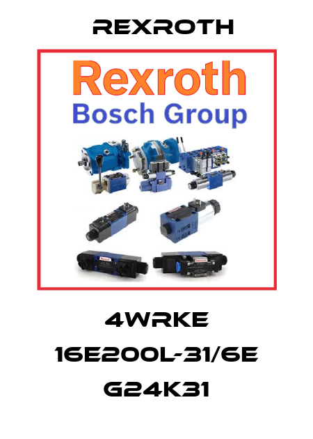 4WRKE 16E200L-31/6E G24K31 Rexroth