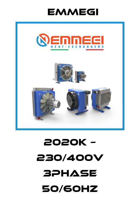 2020K – 230/400V 3phase 50/60Hz Emmegi