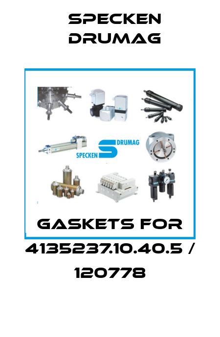 gaskets for 4135237.10.40.5 / 120778 Specken Drumag
