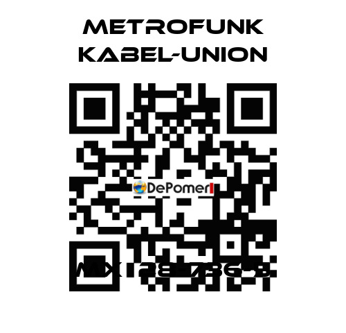MX  28-736-5 METROFUNK KABEL-UNION