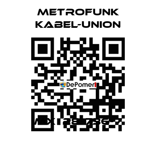 MX  28-736-7 METROFUNK KABEL-UNION
