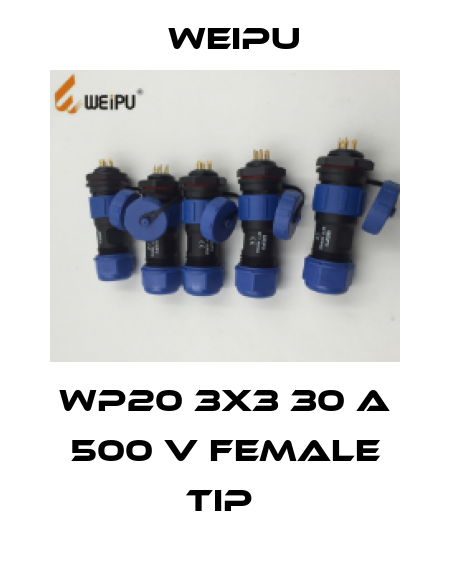 WP20 3X3 30 A 500 V FEMALE TIP  Weipu