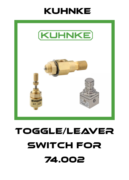 toggle/leaver switch for 74.002 Kuhnke