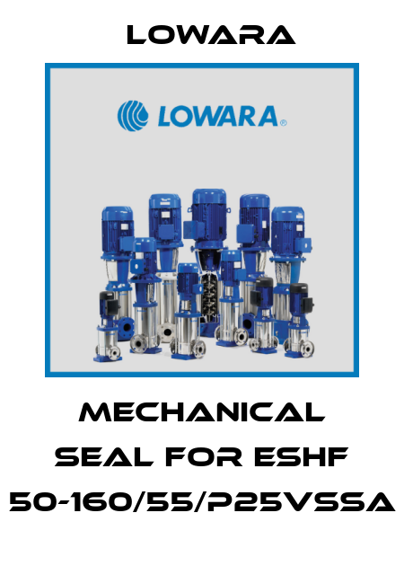 Mechanical seal for ESHF 50-160/55/P25VSSA Lowara