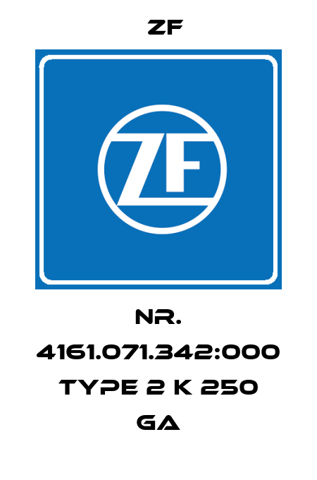 Nr. 4161.071.342:000 Type 2 K 250 GA Zf