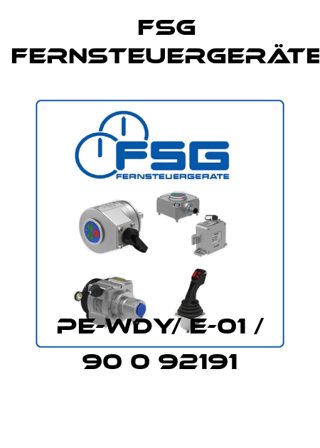 PE-WDY/ E-01 / 90 0 92191 FSG Fernsteuergeräte