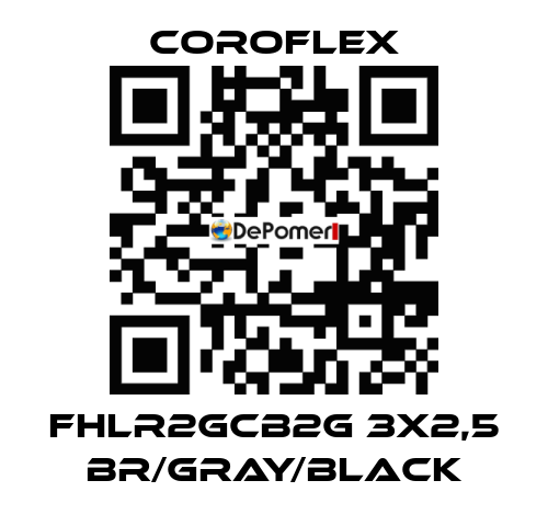 FHLR2GCB2G 3x2,5 Br/Gray/Black COROFLEX
