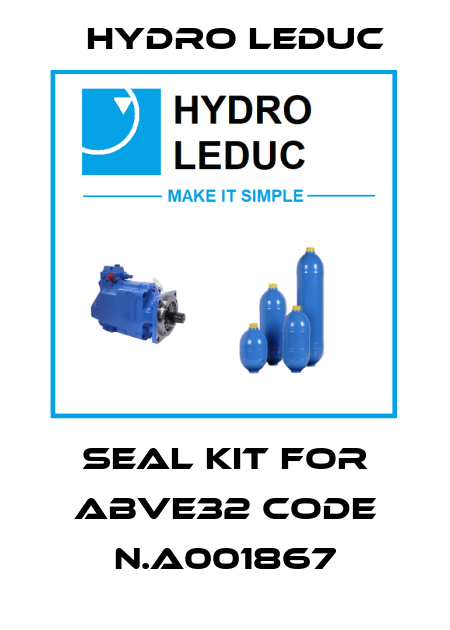 seal kit for ABVE32 code n.A001867 Hydro Leduc