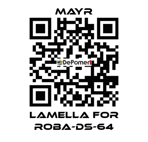 lamella for Roba-DS-64 Mayr