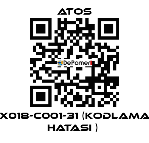 X018-C001-31 (KODLAMA HATASI )  Atos