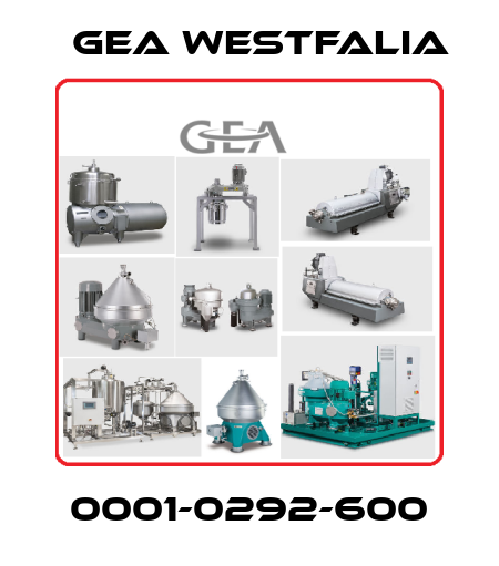 0001-0292-600 Gea Westfalia