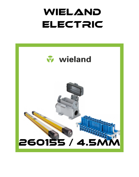 260155 / 4.5mm Wieland Electric