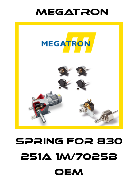 spring for 830 251A 1M/7025B OEM Megatron