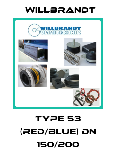 Type 53 (red/blue) DN 150/200 WILLBRANDT