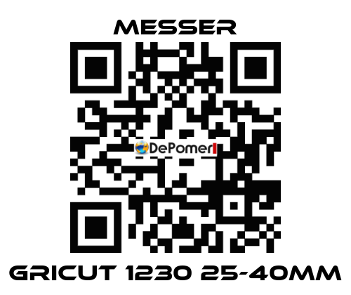 Gricut 1230 25-40mm Messer