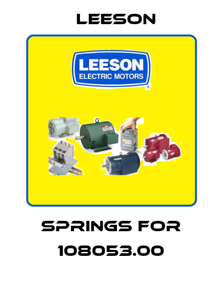 Springs for 108053.00 Leeson