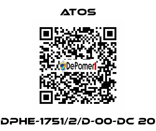 DPHE-1751/2/D-00-DC 20 Atos