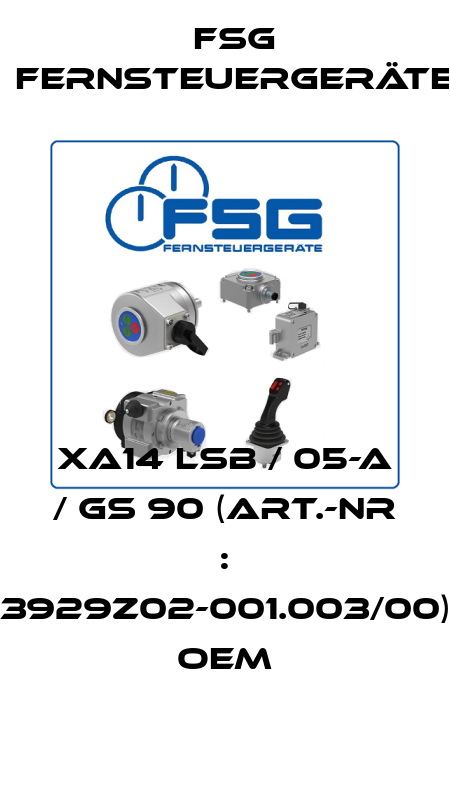 XA14 LSB / 05-A / GS 90 (Art.-Nr : 3929Z02-001.003/00) OEM FSG Fernsteuergeräte