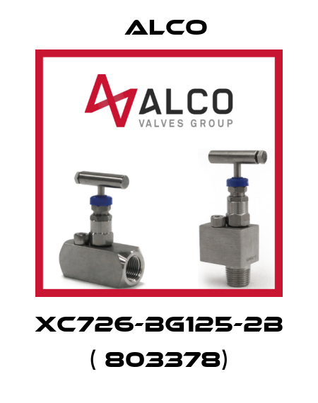 XC726-BG125-2B ( 803378) Alco
