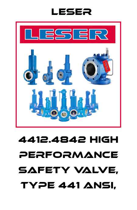 4412.4842 High performance safety valve, type 441 ANSI, Leser