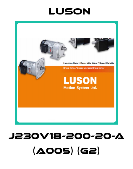 J230V18-200-20-A (A005) (G2) Luson