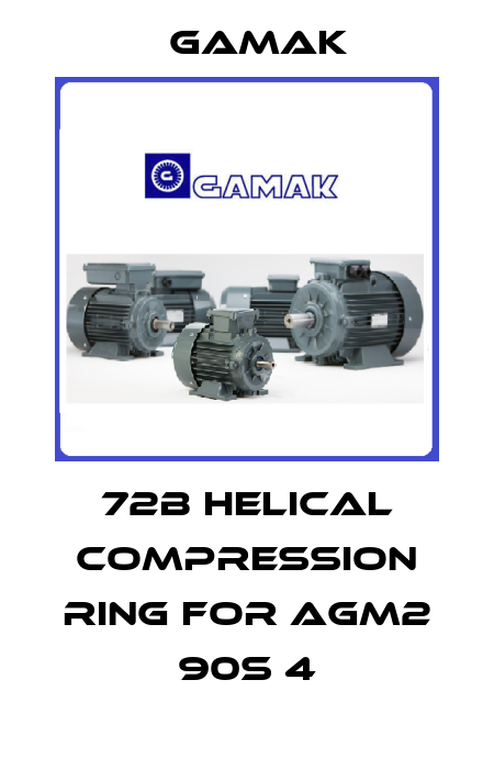 72B helical compression ring for AGM2 90S 4 Gamak