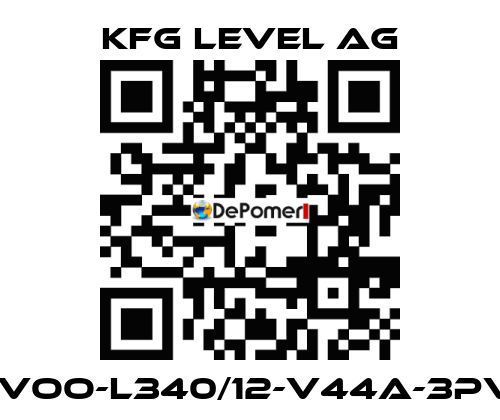 RV1/2"-VOO-L340/12-V44A-3PVC-adj. KFG Level AG
