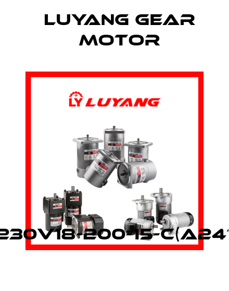 J230V18-200-15-C(A247) Luyang Gear Motor