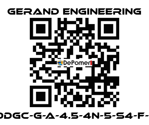 300DGC-G-A-4.5-4N-5-S4-F-B-0 Gerand Engineering