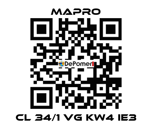 CL 34/1 VG kW4 IE3 Mapro