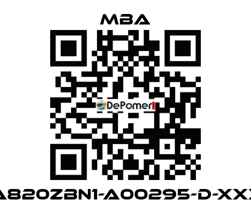 MBA820ZBN1-A00295-D-XXXXX MBA